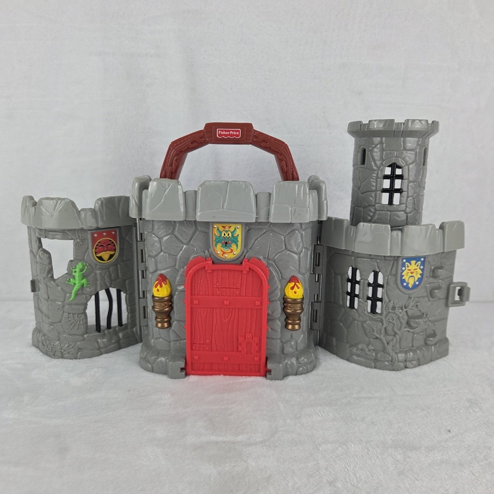 Fisher Price Great Adventures All In One Castle Take Along Playset 1998 Vintage